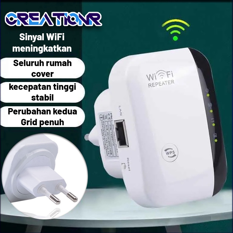 TERBARU. Wifi repeater /wifi extender /300Mbps Wireless WiFi Signal Range Extender /wifi 5ghz/alat s