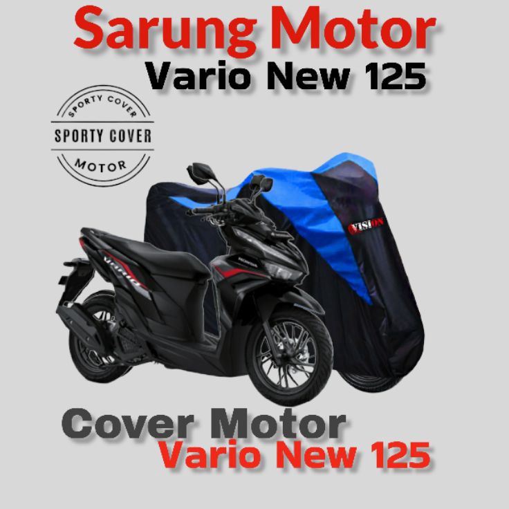 ¯ Sarung Motor Vario 125 Cover Motor Vario 2022 Tutup Motor Vario 125 v Produk Premium ★★.