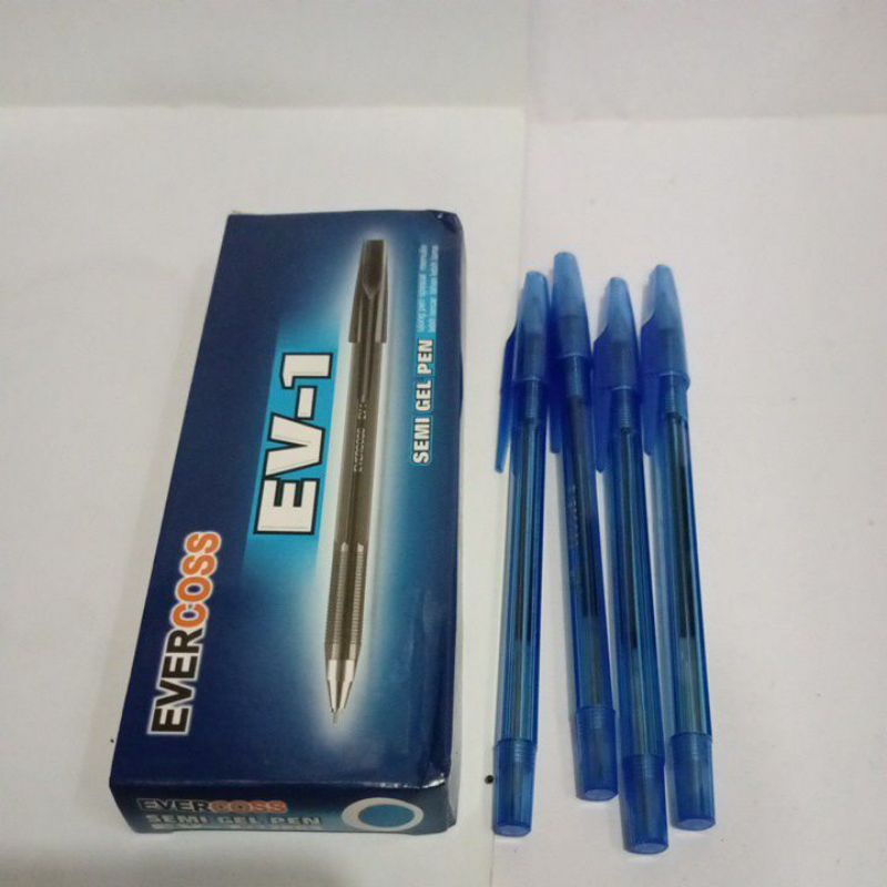 

BOLPEN EVERCOSS EV-1 12 pcs / biru / pack