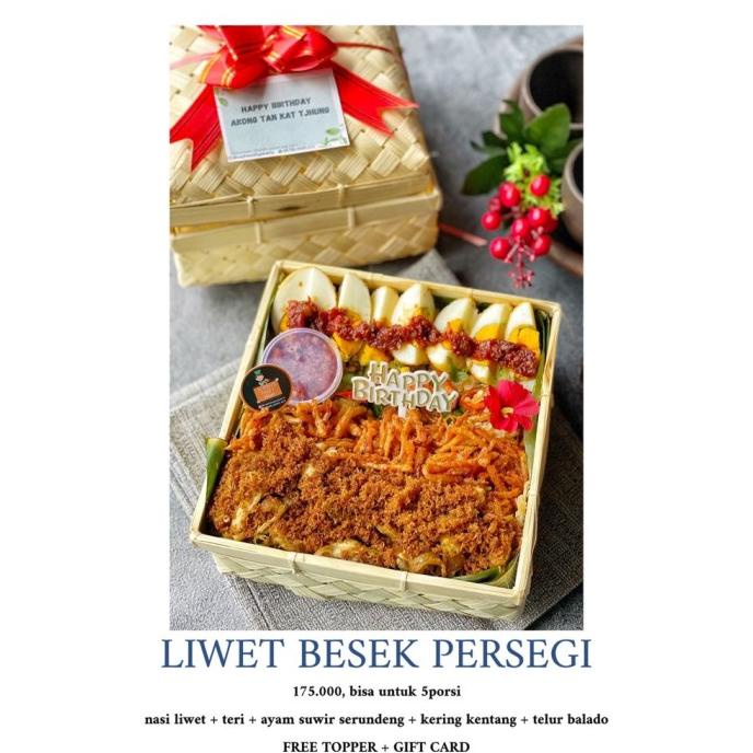 

Liwet Besek Persegi. Baca Deskripsi. Paket Hampers Sellyangelinastore
