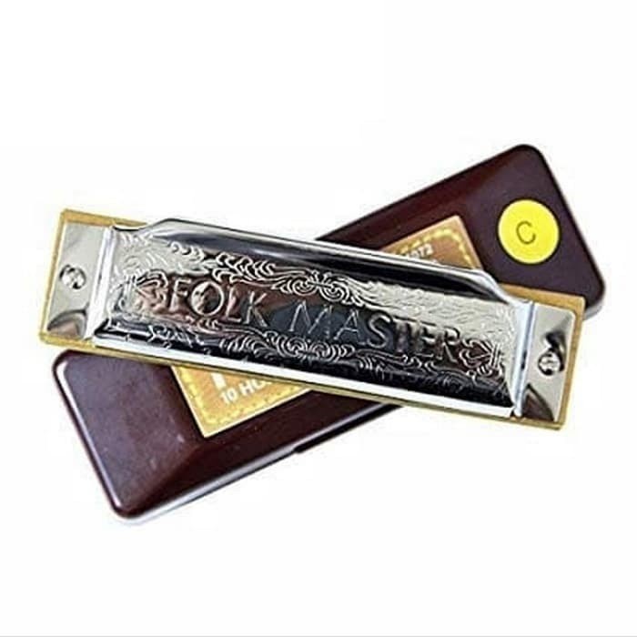 Terlaris Harmonika Suzuki Folkmaster 10 Holes Key C/G/A