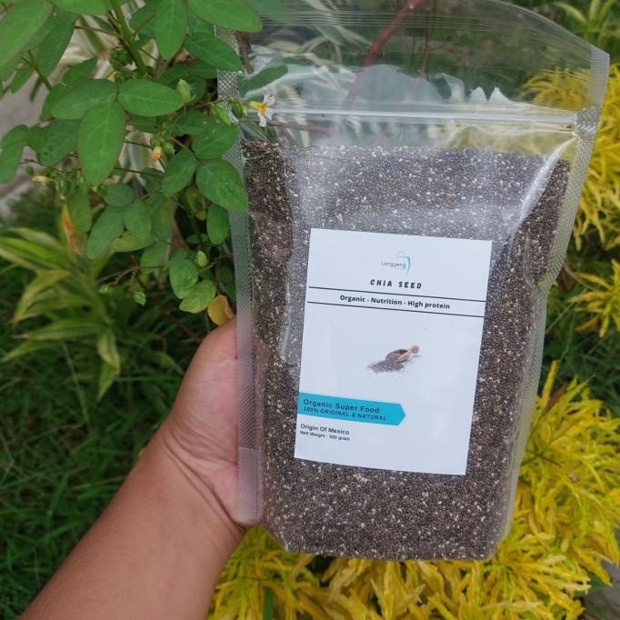 

organic black chia seed mexico 500gr/cia seed organik