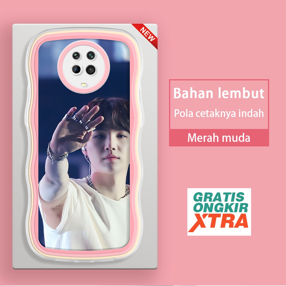 Redmi Note 9S 9 8 7 4 4Pro Pro Xiaomi INS BTS Min Yoon Gi BT21 Bangtan Boys Cool Kor Kesing case hp 