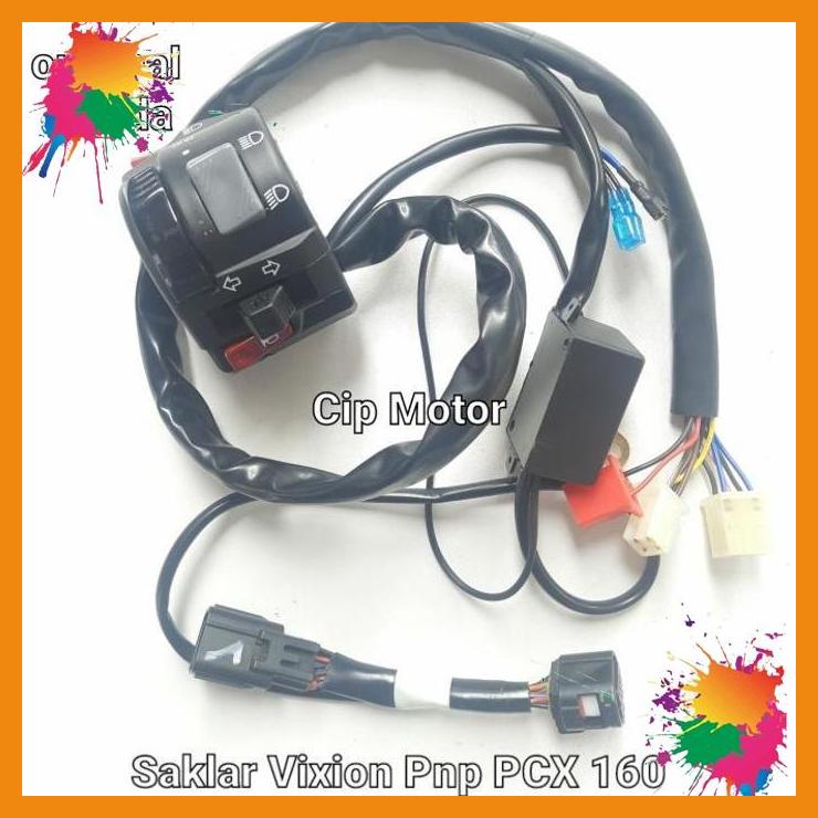 saklar vixion pnp pcx 160 original minda saklar lampu pcx 160 [cmc]