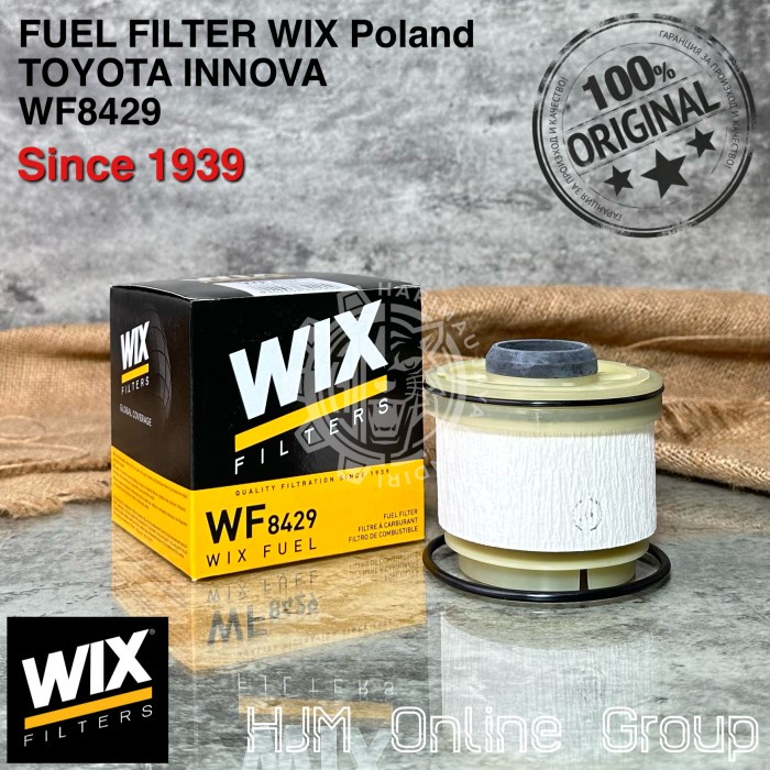 Terlaris Fuel Filter Saringan Solar Innova Fortuner Hilux Wix Poland Wf8429