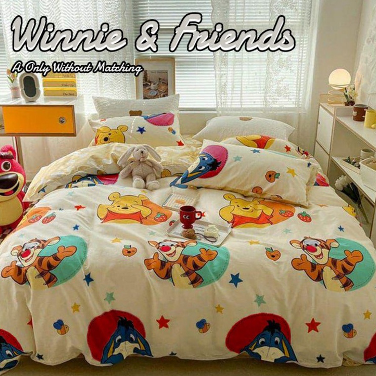 ￣ Cc SPREI ANTI GESER | SPREI MOTIF ANAK LUCU | SPREI MOTIF HELLO GIRAFE | SPREI KATUN LOKAL HOMEMAD