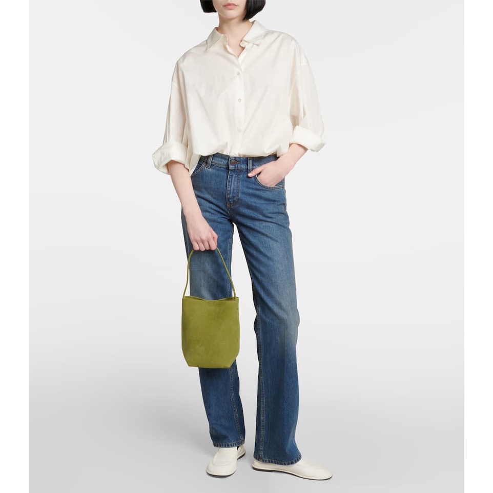 ❤2023 Suede The Large Capacity Commuting Bucket Tote Single Shoulder Bag Lcu Handbag N/S Park Tote r