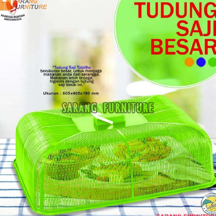 ♛Kgh TUDUNG SAJI SEGI BESAR TUDUNG SAJI KOTAK PENUTUP MAKANAN TUDUNG SAJI TABITHA TUDUNG SAJI PLASTI