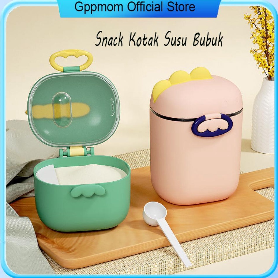 `AuT Gppmom 400/800ml Tempat Susu Bubuk Bayi TravelKotak Susu Bubuk Bayi w Promo ☁.