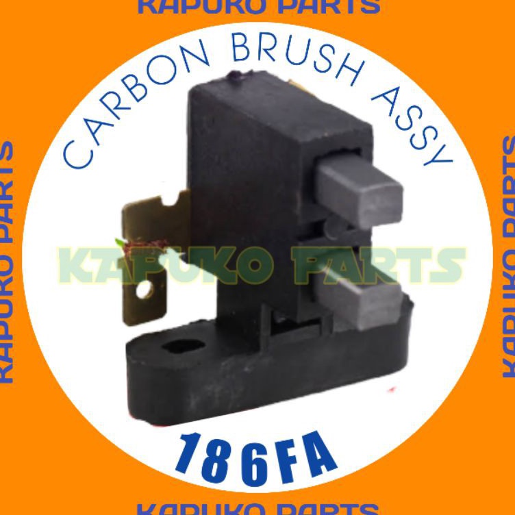 ★★★ qT KDE 12 KAMA 186FA CARBON BRUSH ASSY MESIN DIESEL GENSET z Premium ★★★.