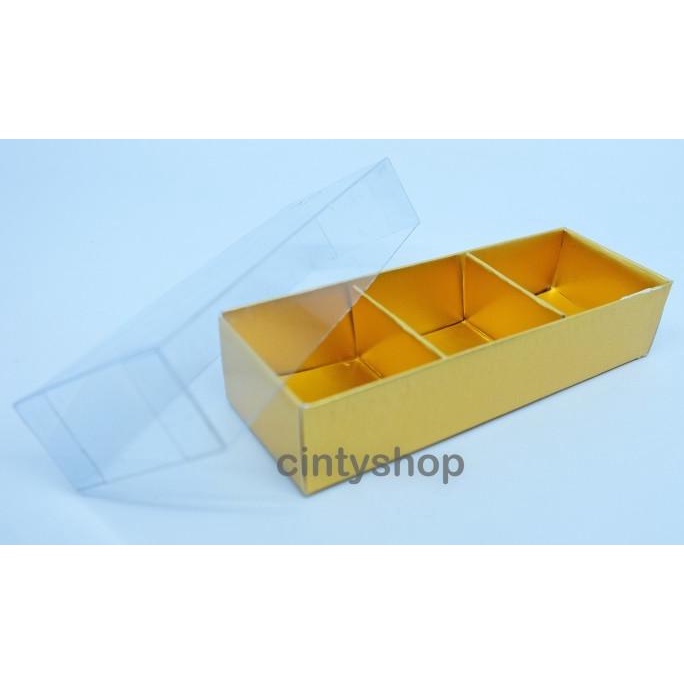 

Sale Box Mika Sekat Emas / Box Pra/ Box Coklat Sekat 3 (Isi 10 Pcs)