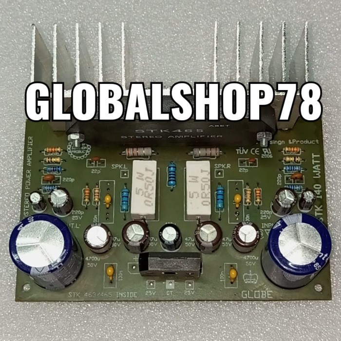 KIT POWER AMPLIFIER AMPLI STK463 STK465 STK 463 465 STEREO 180W 240W