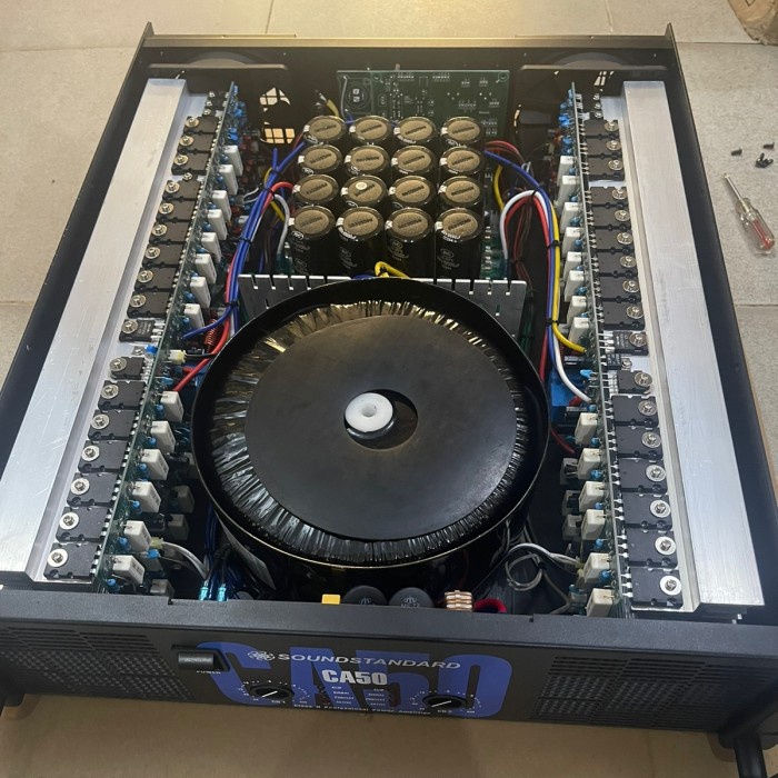 POWER AMPLIFIER SOUNDSTANDARD CA50 CA 50 DRIVER MACRO