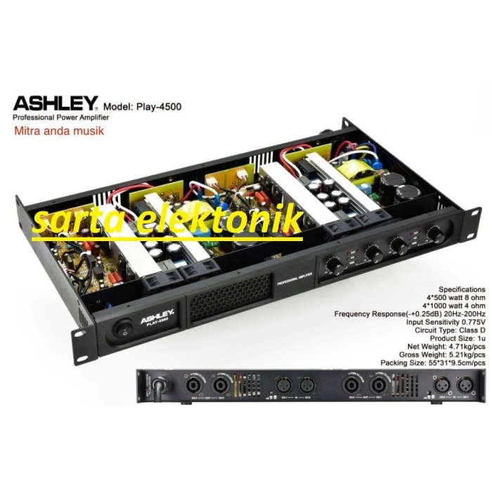 POWER ASHLEY PLAY 4500 4 CHANNEL