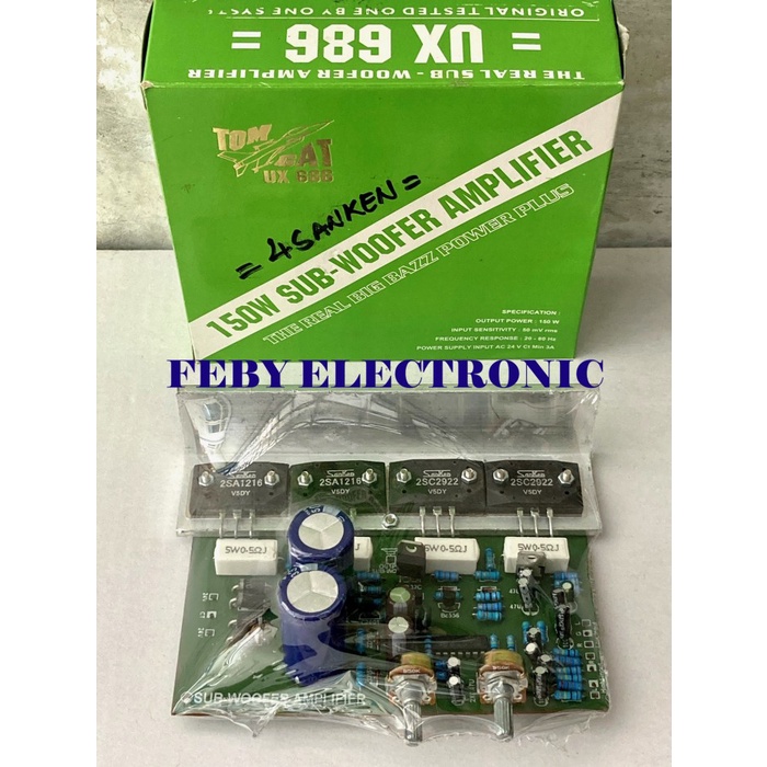 KIT POWER SUBWOOFER 150 WATT 4 SANKEN TOMCAT