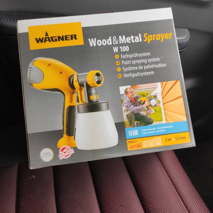 Terlaris Wagner W100 Wood Metal Cake Chocolate Velvet Paint Sprayer