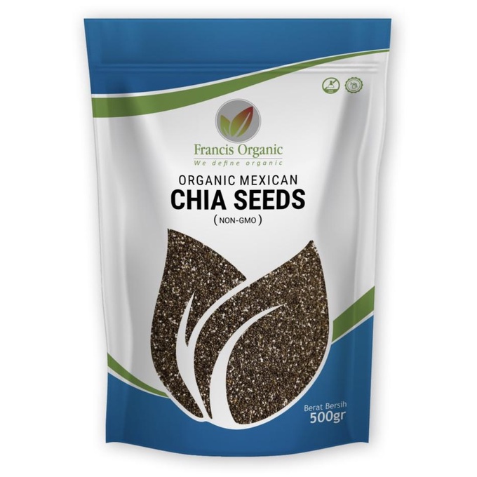 

Organic Bla Chia Seed Mexico / Chia Seed Mexico Organik ( 500gram )