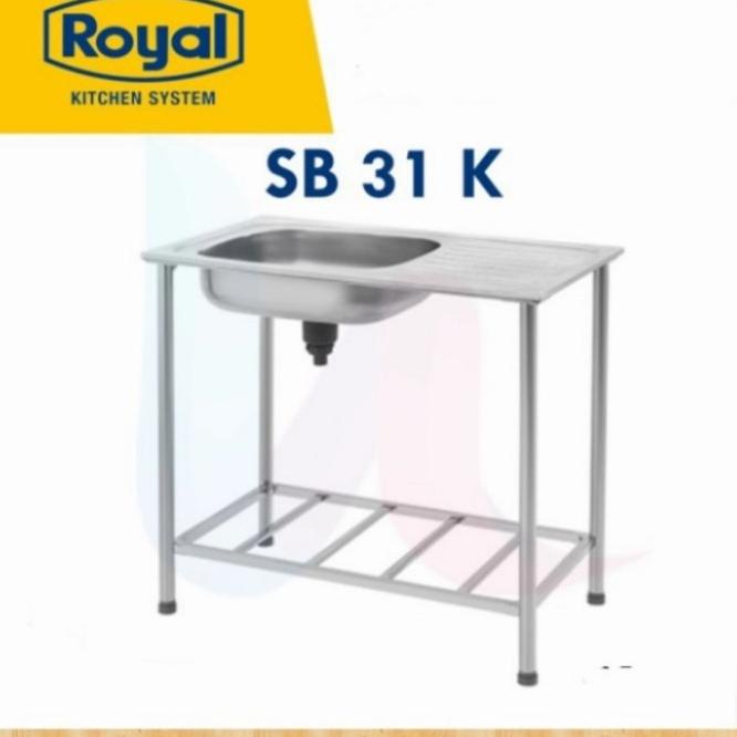Royal Kitchen Sink Sb 31 K Meja Bak Cuci Piring Kaki Portable Stainles