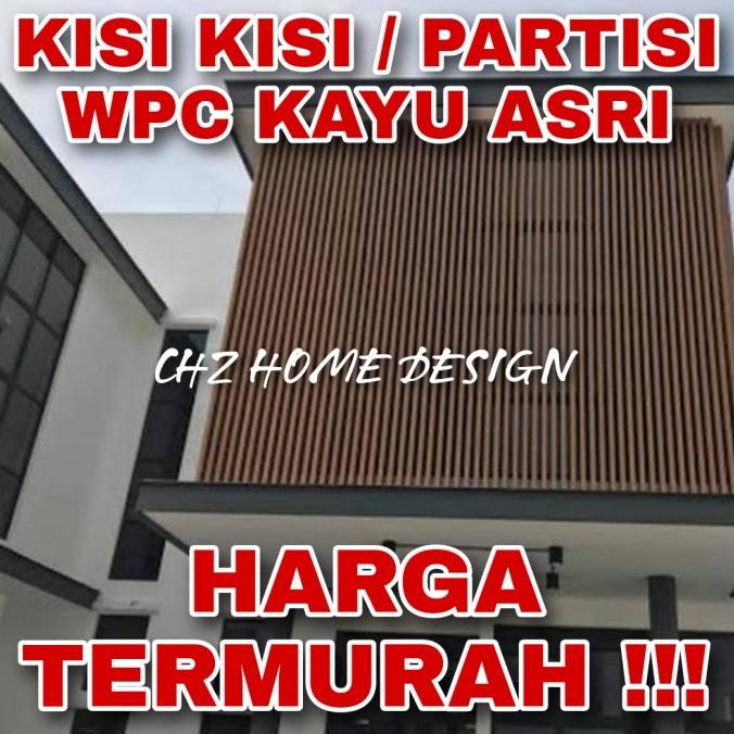 kisi kisi wpc / partisi wpc / kayu asri / pembatas ruangan minimalis