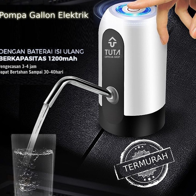 ★ EVl Lelebest Hydro Pompa Galon Elektrik Dispenser Air Minum Gallon ✵ ☢