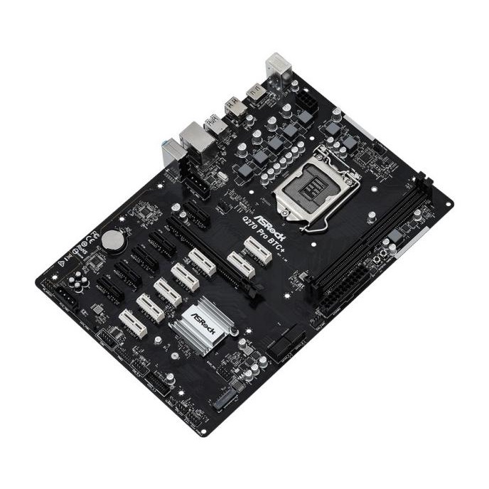 MAINBOARD MINING ASROCK Q270 PRO BTC+ 13 SLOT PCIE NEW 