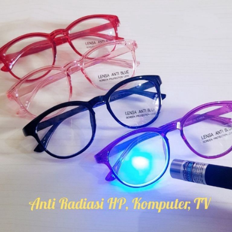zzrk -63 Kacamata Anak Anti Radiasi HP/TV/Komputer Oval Korea Original Blueray Antiblue Usia 3-9 tah