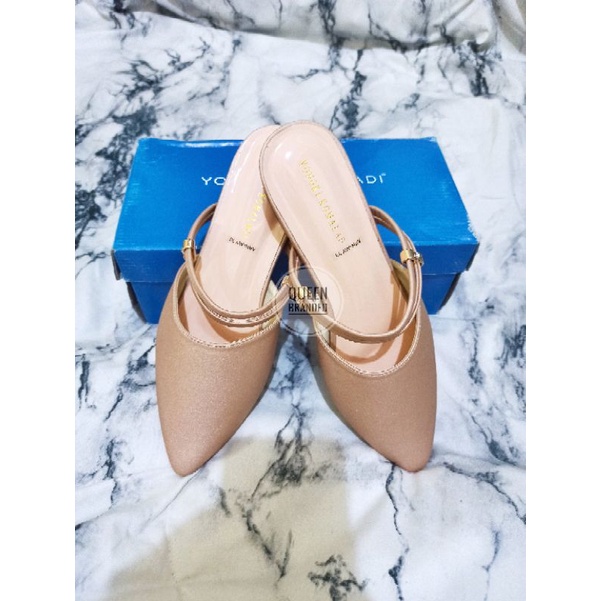 Bustong Yongki Komaladi Moka Shimmer/ Bustong Wanita / Sepatu heels 3 cm