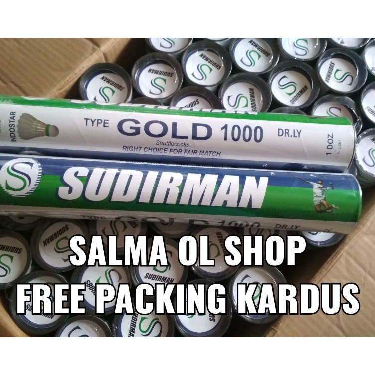 ◘0mb sudirman gold 1000 shuttlecock bulutangkis kok badminton original z Paling Dicari ❅.