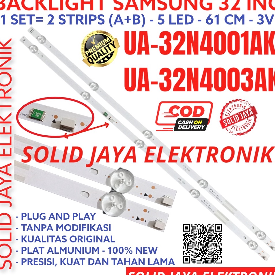 Model baru BACKLIGHT TV LED SAMSUNG 32 INC UA 32N4001 32N4003 32N4001AK 32N4003AK UA32N4001AK UA32N4