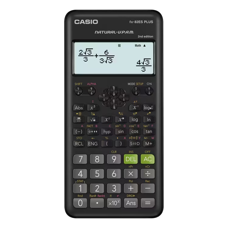 

Z5U KALKULATOR ILMIAH CASIO FX 82ES PLUS 2ND EDITION SCIENTIFIC CALCULATOR 82 ES U7M