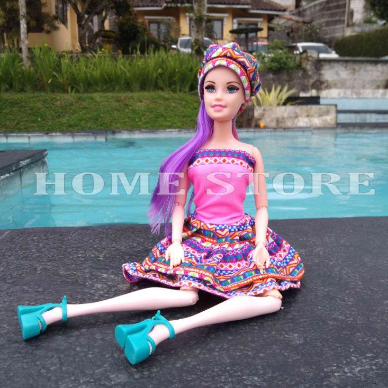 Boneka Berbi Bisa Tekuk Mainan Boneka Anak