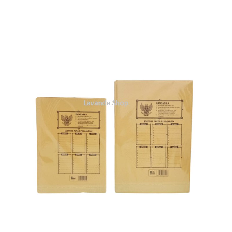 

L75 SAMPUL COKLAT UKURAN KUARTO & BOXY / SAMPUL COKLAT BUKU TULIS D6E