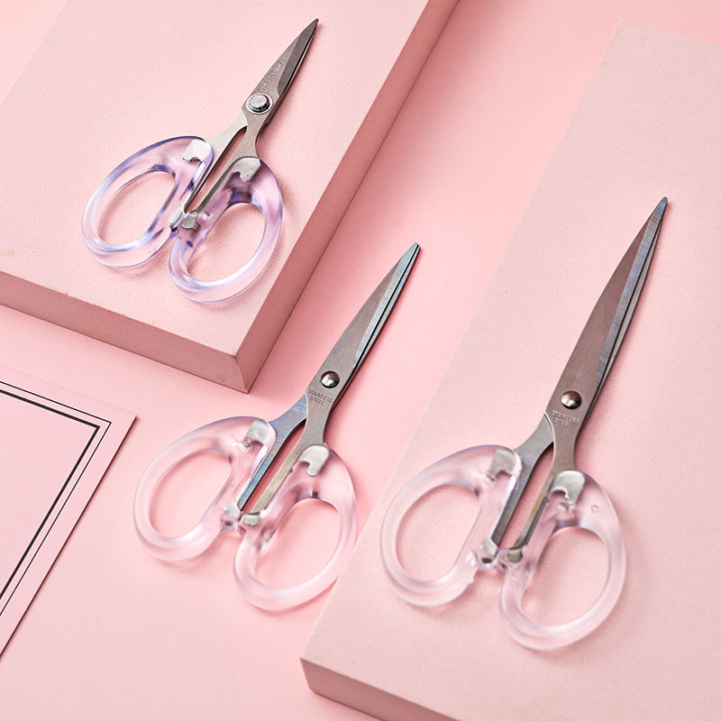 

AG9 GUNTING TRANSPARAN//GUNTING AESTHETIC TRANSPARAN SCISS SCRAPBOOK USE Q8Q