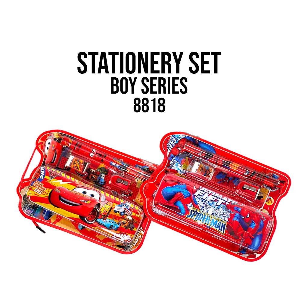 

CZA STATIONERY SET / ALAT TULIS SET / PAKET ALAT TULIS / STATIONERY SET FANCY 8818 UA4