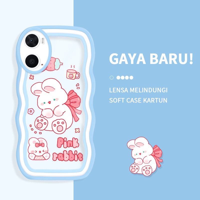 Casing Ponsel untuk OPPO A76 A83 A91 A92 A96 A9 A93 2020 A77S A95 4G A7X A7N Case Kartun Lucu Berunt
