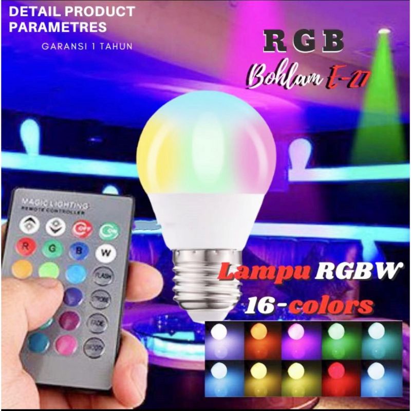 LAMPU LED RGB REMOT