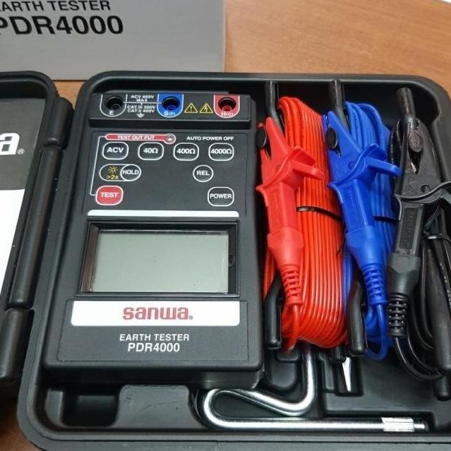 Digital Earth Tester Sanwa Pdr 4000 / Earth Ground Tester Sanwa