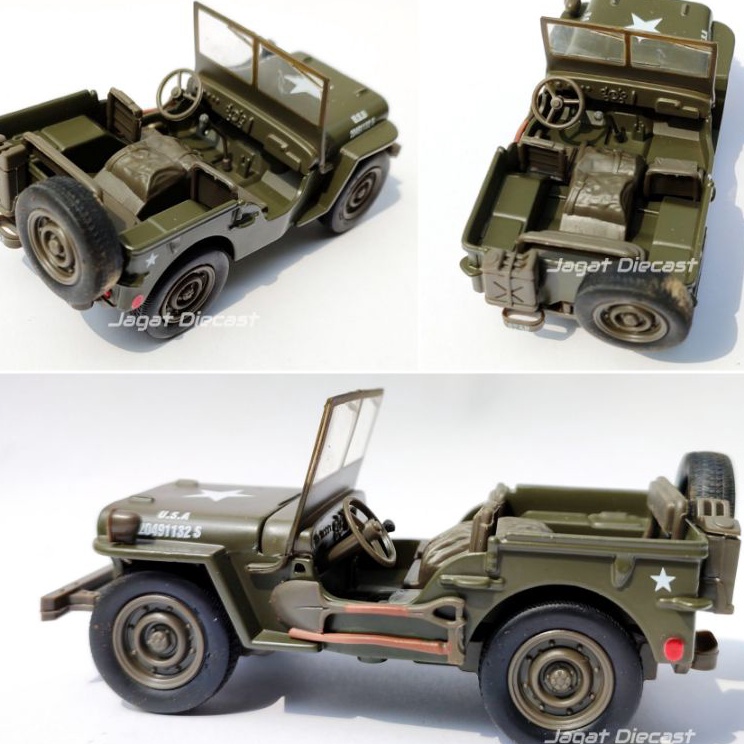 Promo Newray Diecast Jeep Willys Jeep Perang Jeep Willys Diecast Jagat Diecast e Promo ★★★.