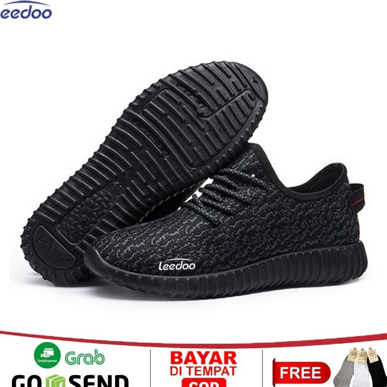 SALE Leedoo Sepatu Pria Sneakers Casual Running Fashion Terbaru MR207