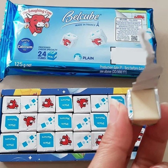 

QRQW4933 ✔✔SALE✔✔ Belcube Belcubes The Laughing Cow - Keju Kotak mpasi isi 24 pcs