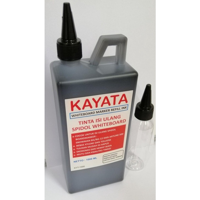 

Tinta Spidol Whiteboard Refill Kayata Murah Dan Berkualitas 1000 Ml