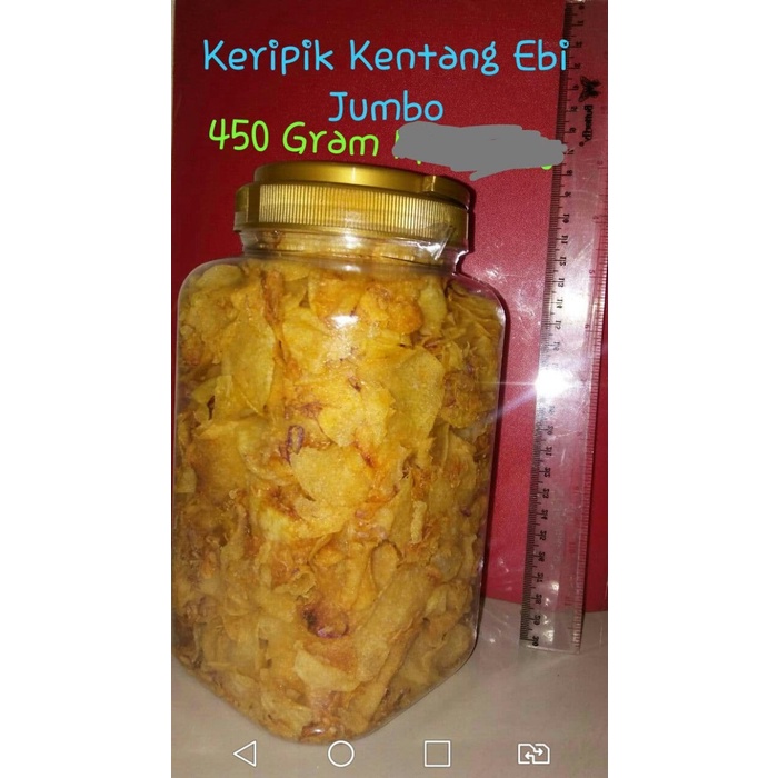 

Keripik Kentang Ebi Homemade Enak Berkualitas 450 Gram