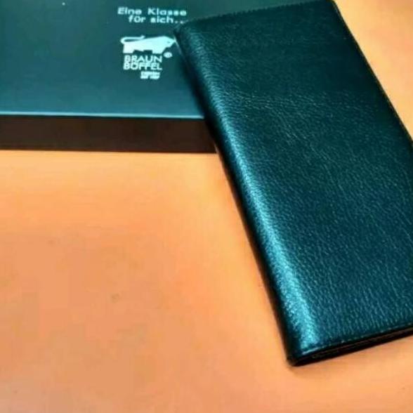 Dompet Kulit Braun Buffel / Dompet Kulit Panjang Pria Wanita Ammanilah