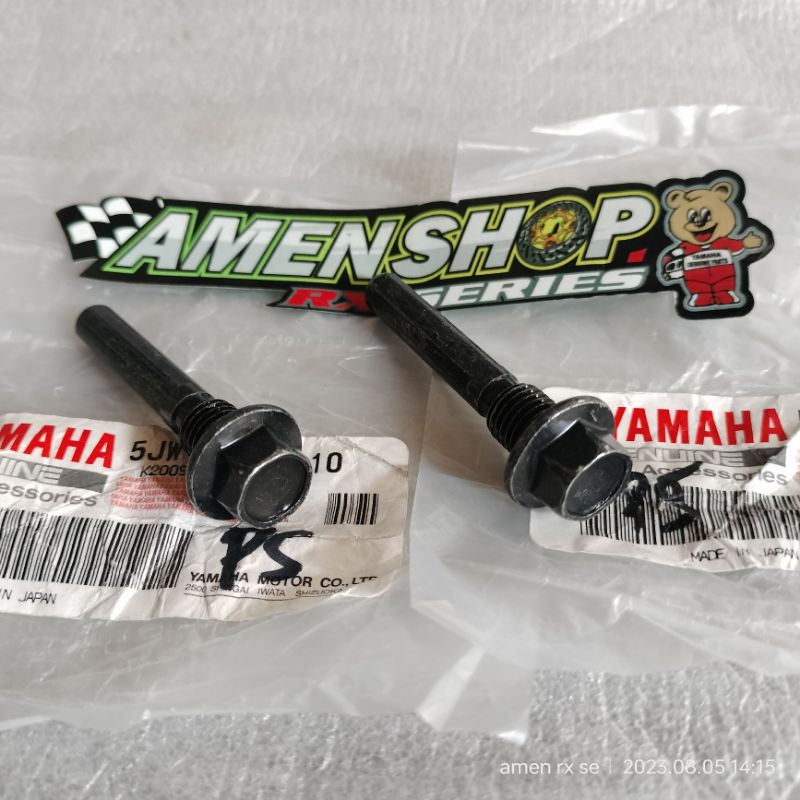 baut kaliper / baut tusukan kaliper depan rxking new / fizr / scorpio (2 piston ) original YGP