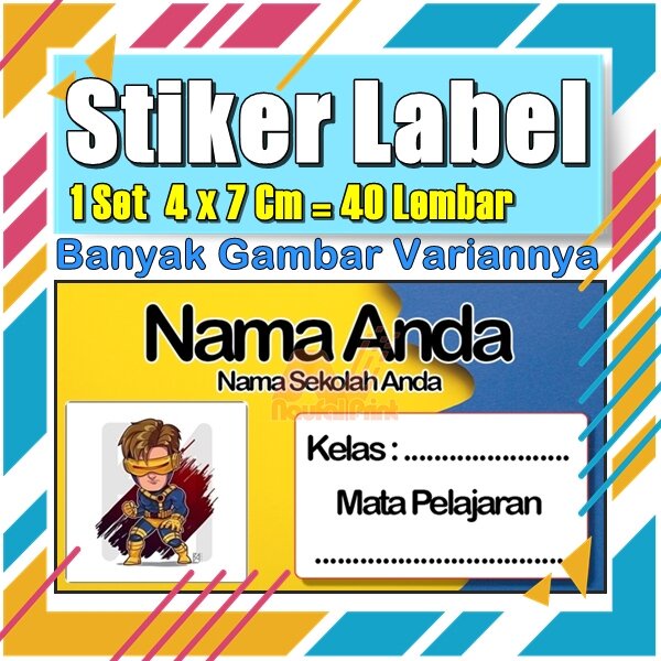 

Stiker Label Nama Buku Pelajaran Anak Karakter Hewan Lucu Cute Murah Sticker Kecil Banyak 20 Lembar Anime Vol-9