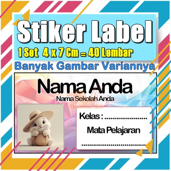 

Stiker Label Nama Buku Pelajaran Anak Karakter Hewan Lucu Cute Murah Sticker Kecil Banyak 20 Lembar Anime Vol-116