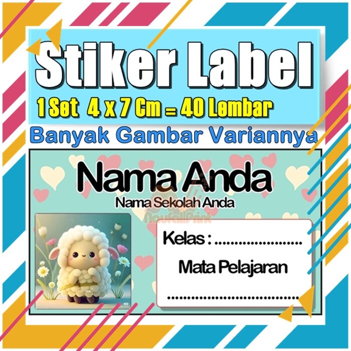 

Stiker Label Nama Buku Pelajaran Anak Karakter Hewan Lucu Cute Murah Sticker Kecil Banyak 20 Lembar Anime Vol-175