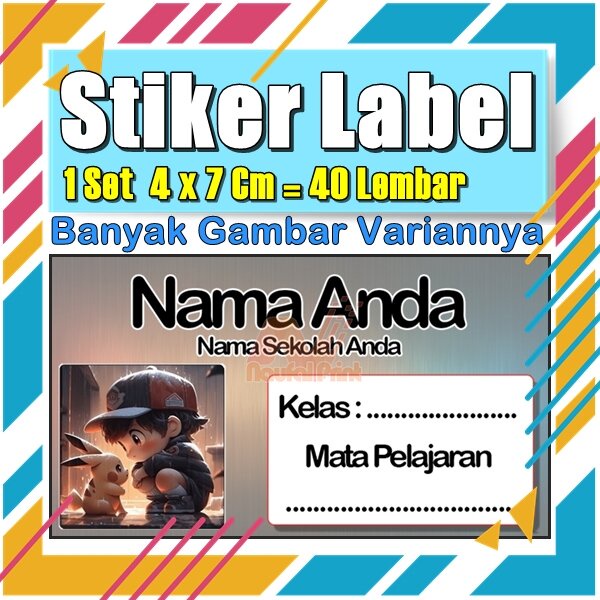 

Stiker Label Nama Buku Pelajaran Anak Karakter Hewan Lucu Cute Murah Sticker Kecil Banyak 20 Lembar Anime Vol-329