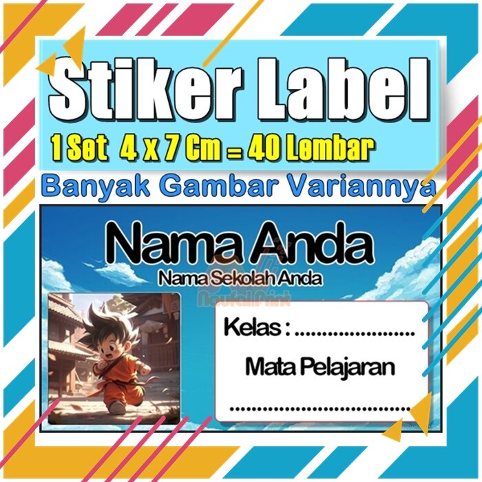 

Stiker Label Nama Buku Pelajaran Anak Karakter Hewan Lucu Cute Murah Sticker Kecil Banyak 20 Lembar Anime Vol-362