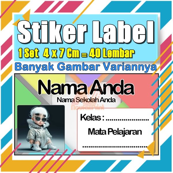 

Stiker Label Nama Buku Pelajaran Anak Karakter Hewan Lucu Cute Murah Sticker Kecil Banyak 20 Lembar Anime Vol-524
